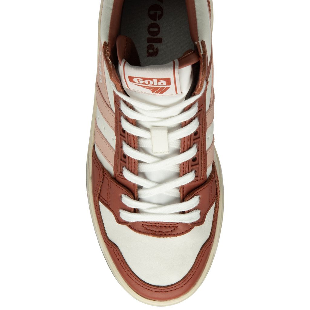 Gola Classics Challenge High Sneakers Blancas Naranjas Rosas España | GYN-045186