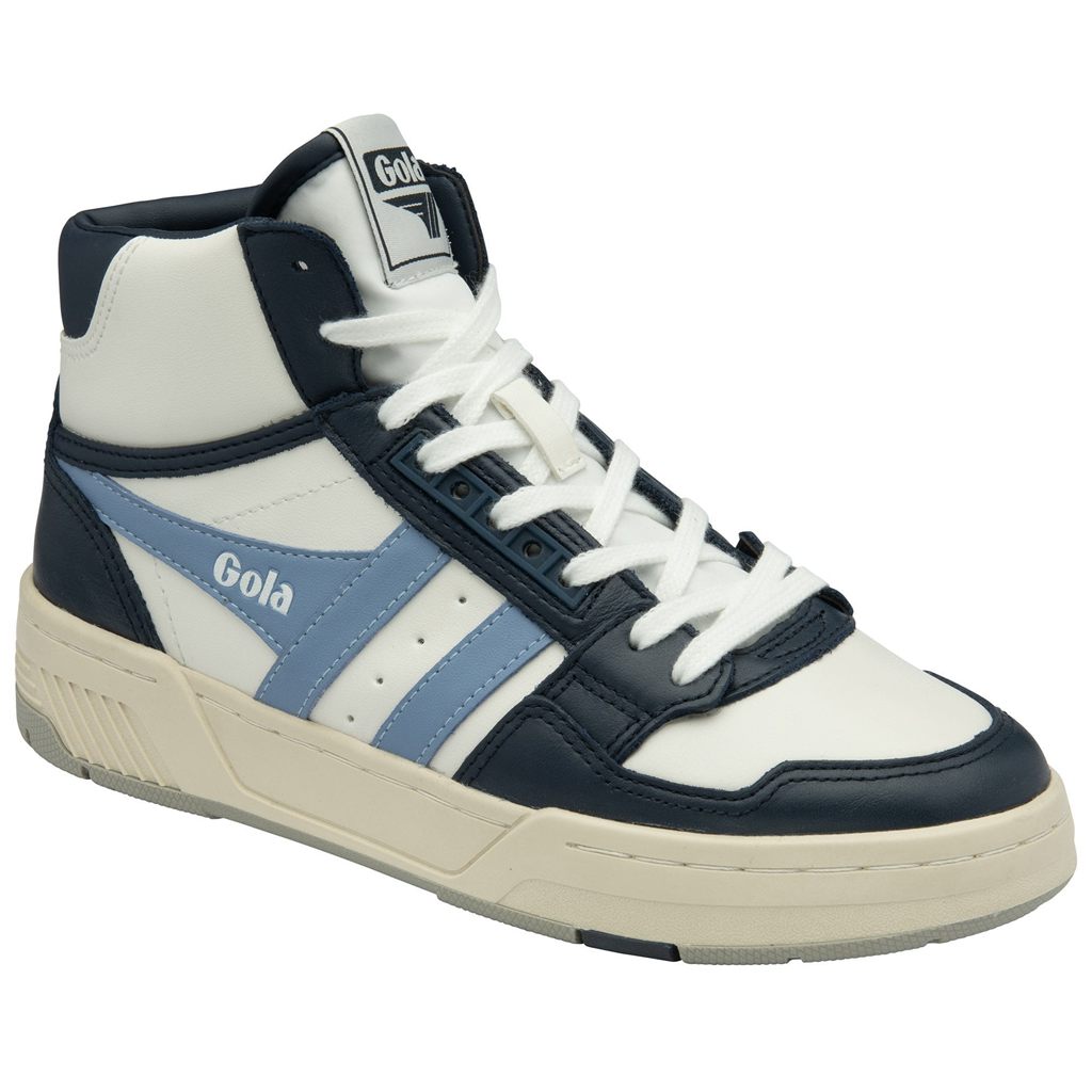 Gola Classics Challenge High Sneakers Blancas Azul Marino Azules España | KGP-359167