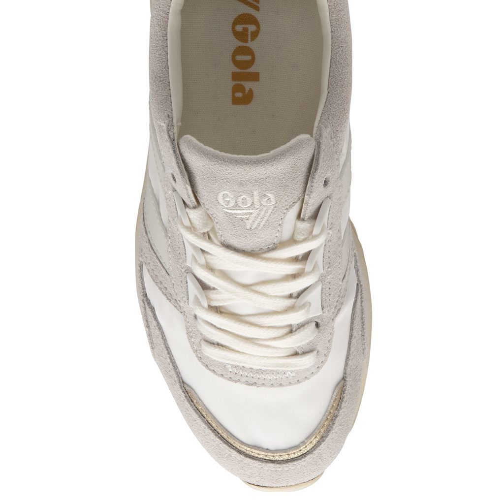 Gola Classics Chicago Glimmer Sneakers Blancas Doradas España | UDK-075896