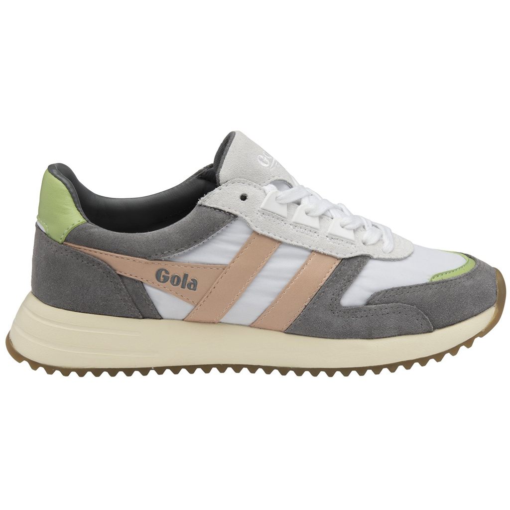 Gola Classics Chicago Sneakers Blancas Rosas Verde España | LKT-148370