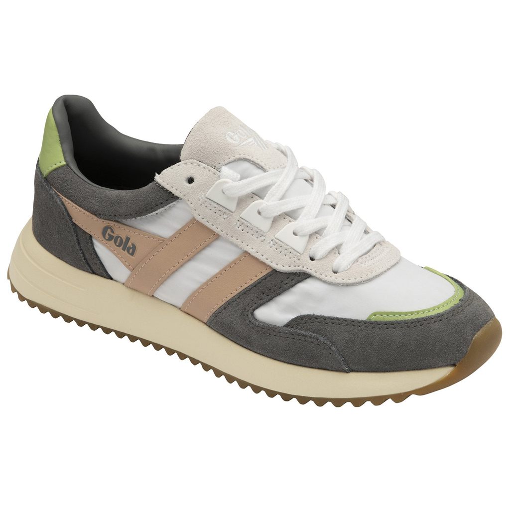 Gola Classics Chicago Sneakers Blancas Rosas Verde España | LKT-148370