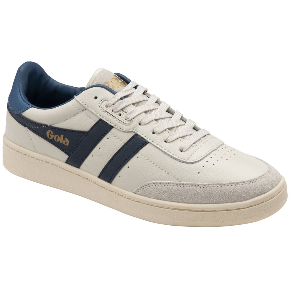 Gola Classics Contact Leather Sneakers Blancas Azul Marino Azules España | XPA-415637