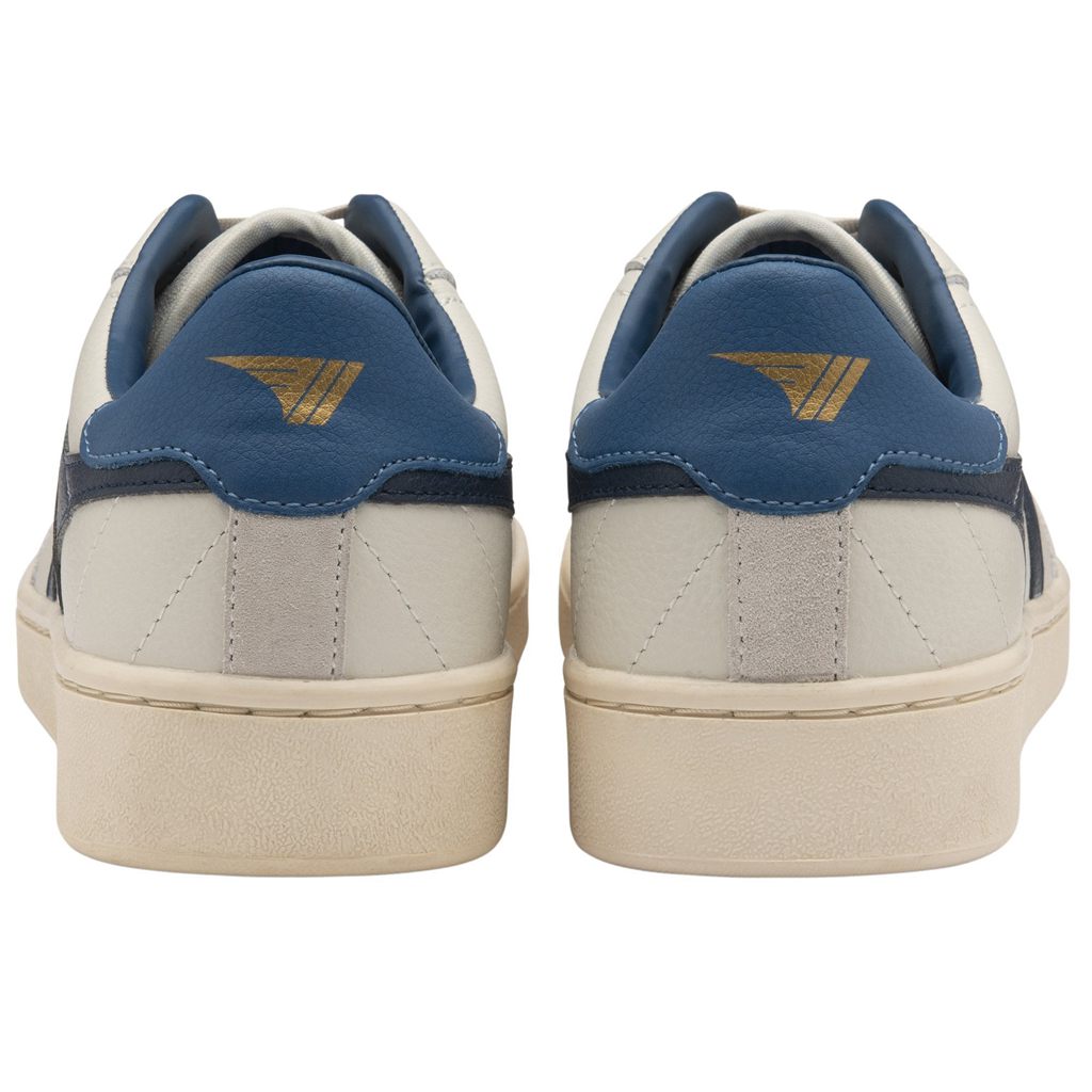 Gola Classics Contact Leather Sneakers Blancas Azul Marino Azules España | XPA-415637