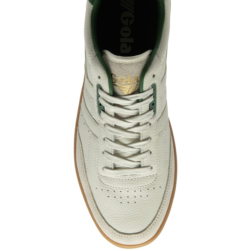 Gola Classics Contact Leather Sneakers Blancas Verde España | UBA-927801