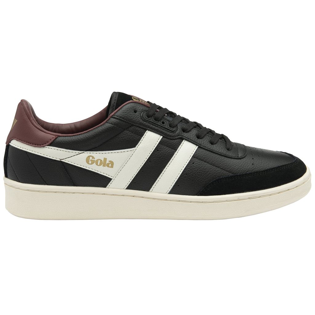 Gola Classics Contact Leather Sneakers Negras Blancas Burdeos España | BMZ-910423