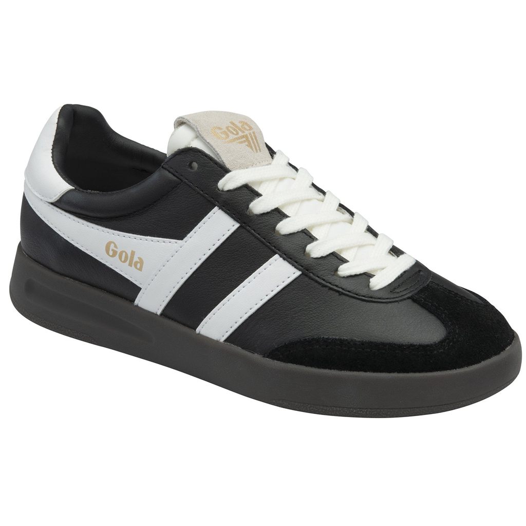 Gola Classics Cyclone Leather Sneakers Negras Blancas Verde Menta España | BPT-438592