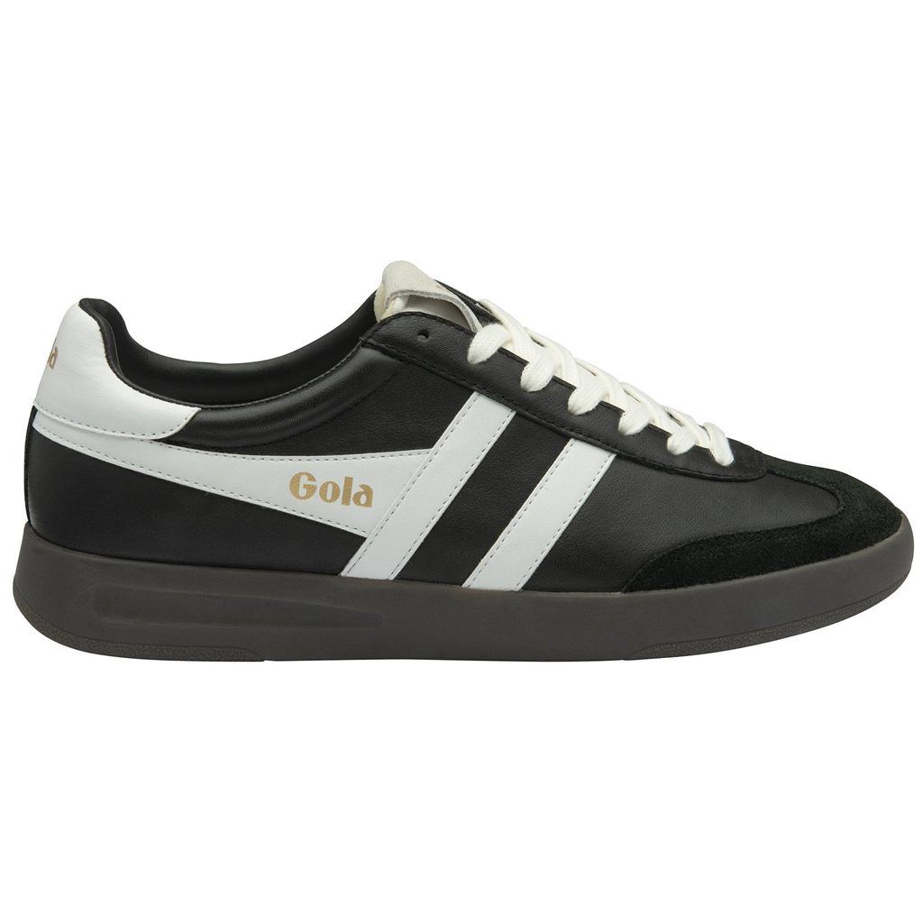 Gola Classics Cyclone Leather Sneakers Negras Blancas Verde Menta España | ZEM-081659