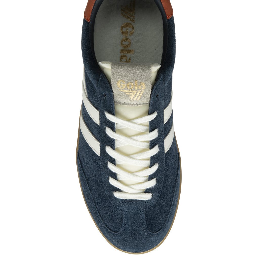 Gola Classics Cyclone Sneakers Azul Marino Blancas Naranjas España | VJF-382705