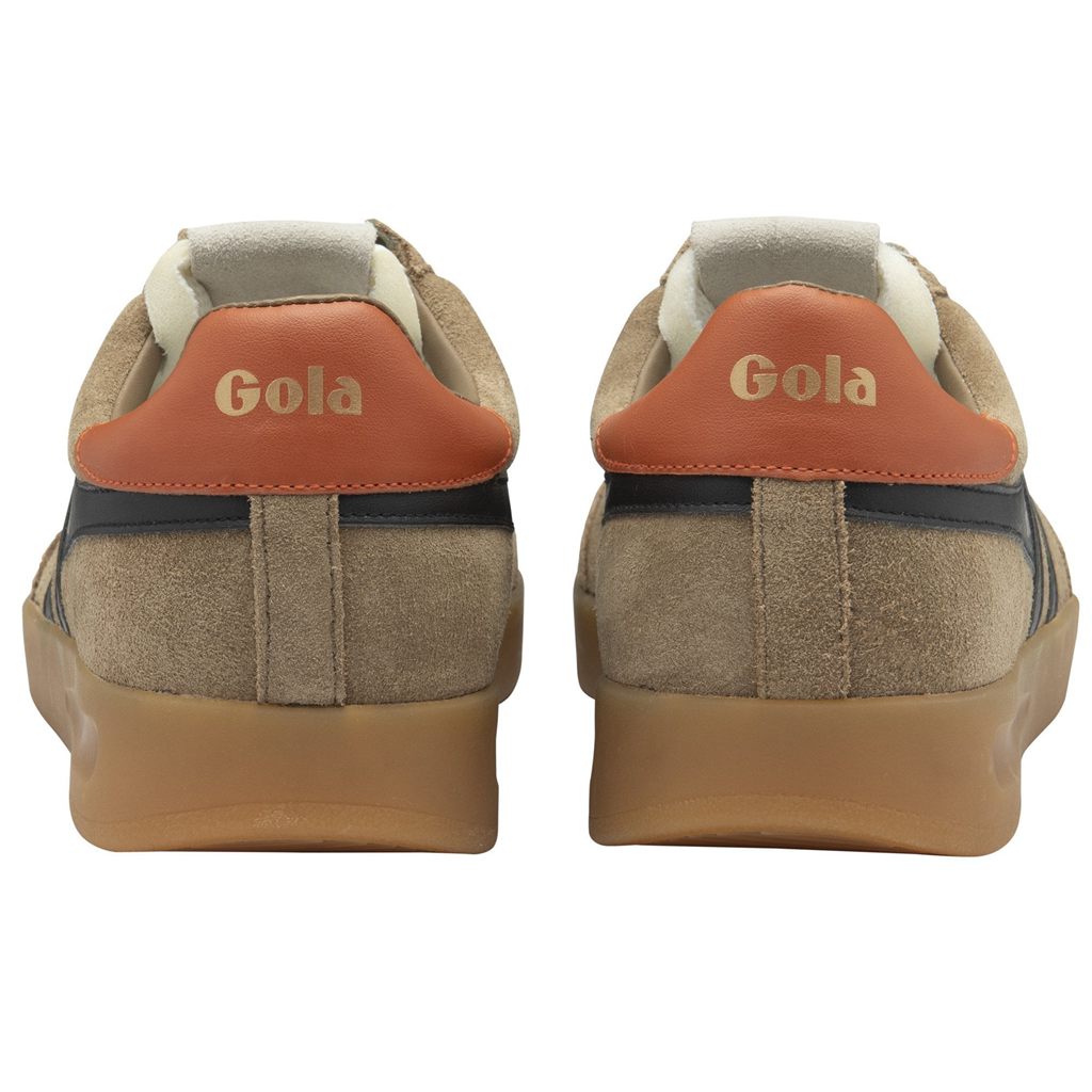 Gola Classics Cyclone Sneakers Negras Naranjas España | CLE-165843