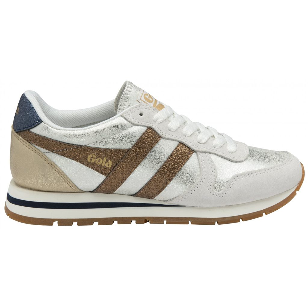 Gola Classics Daytona Blaze Sneakers Blancas Cobra Azul Marino España | NGZ-167940