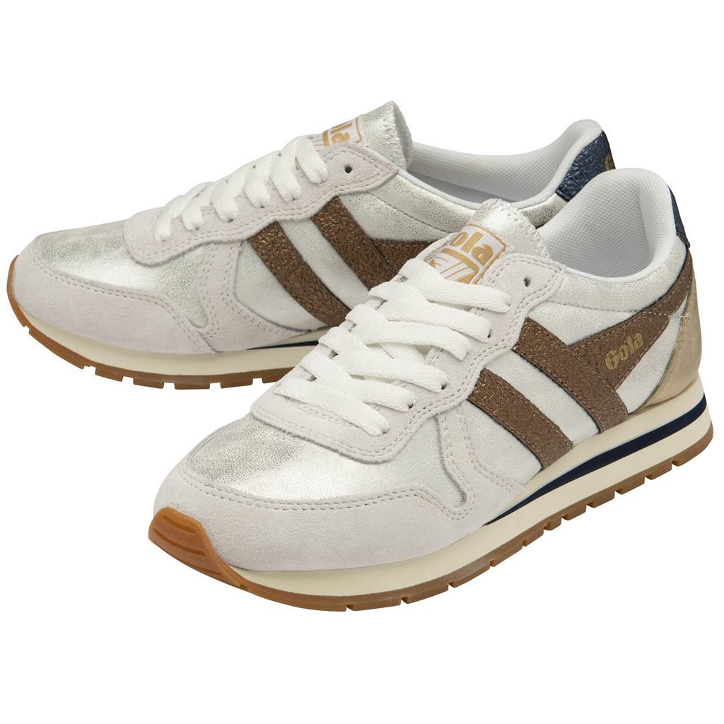 Gola Classics Daytona Blaze Sneakers Blancas Cobra Azul Marino España | NGZ-167940