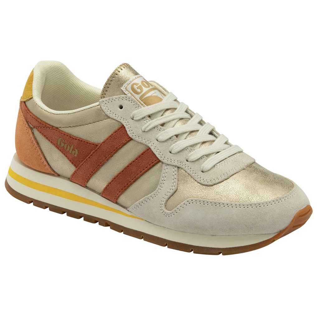 Gola Classics Daytona Blaze Sneakers Doradas Naranjas España | NCJ-398514