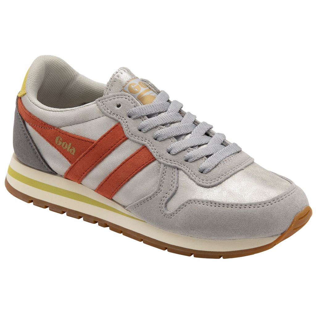 Gola Classics Daytona Blaze Sneakers Plateadas Coral España | ZYS-348059