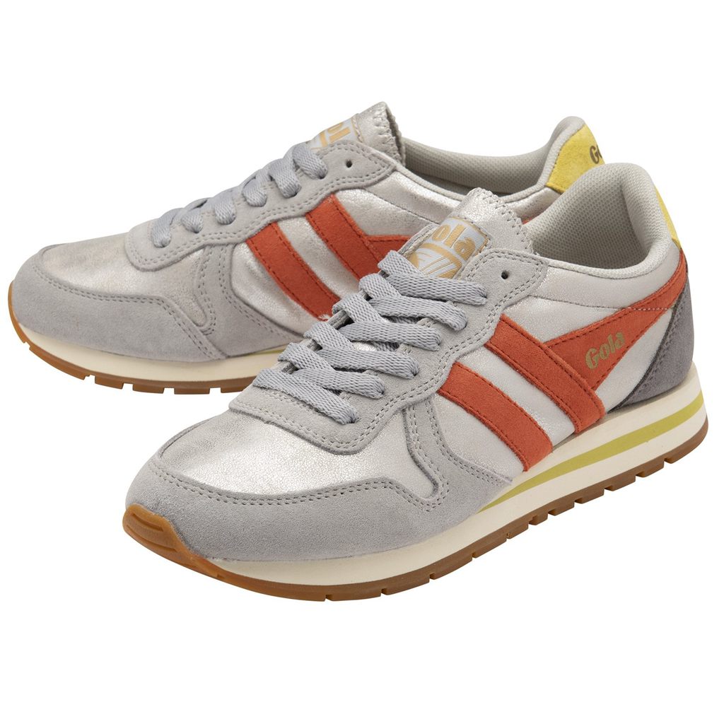 Gola Classics Daytona Blaze Sneakers Plateadas Coral España | ZYS-348059