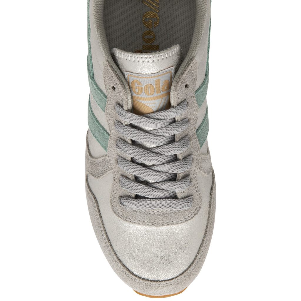 Gola Classics Daytona Blaze Sneakers Plateadas Verde Gris España | TWA-035982