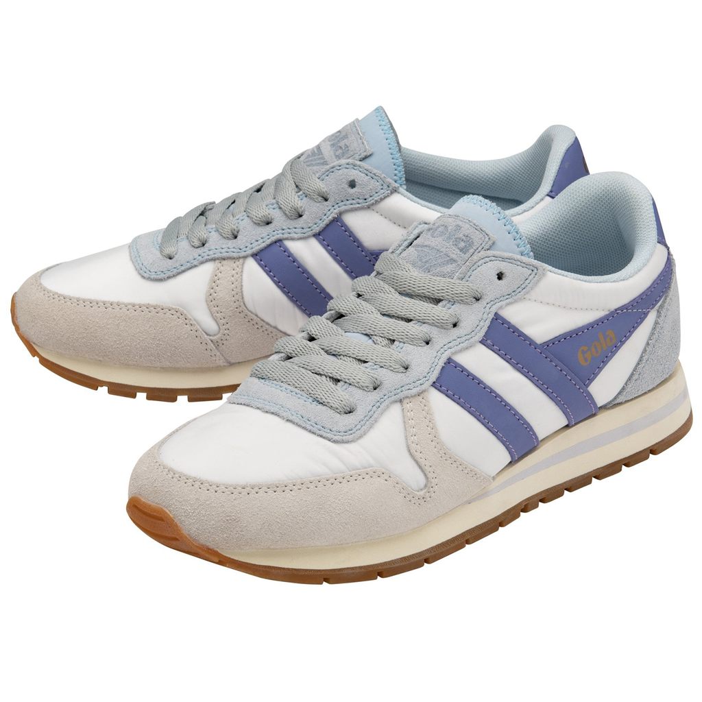 Gola Classics Daytona Chute Sneakers Blancas Azules Lavanda España | XSJ-807541