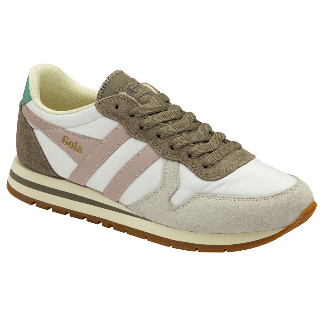 Gola Classics Daytona Chute Sneakers Blancas Rosas España | TVQ-972316