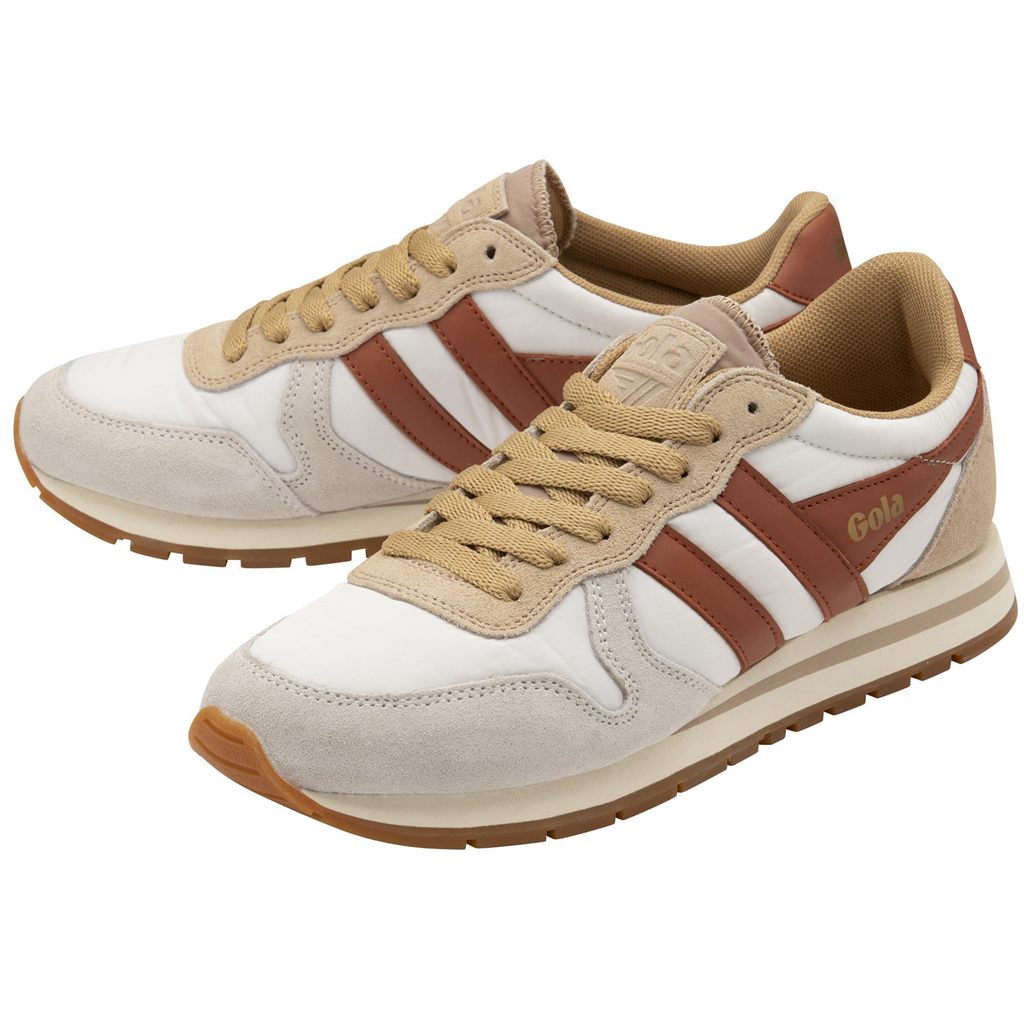 Gola Classics Daytona Chute Sneakers Blancas Naranjas España | UTD-384756