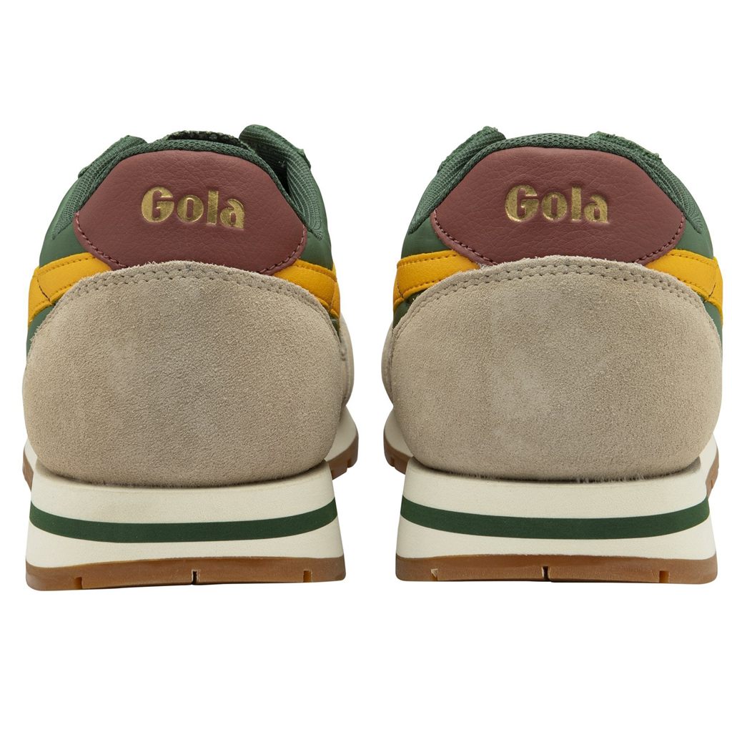 Gola Classics Daytona Chute Sneakers Evergreen Bone Sun España | ZOP-397841