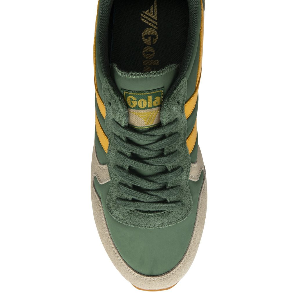 Gola Classics Daytona Chute Sneakers Evergreen Bone Sun España | ZOP-397841