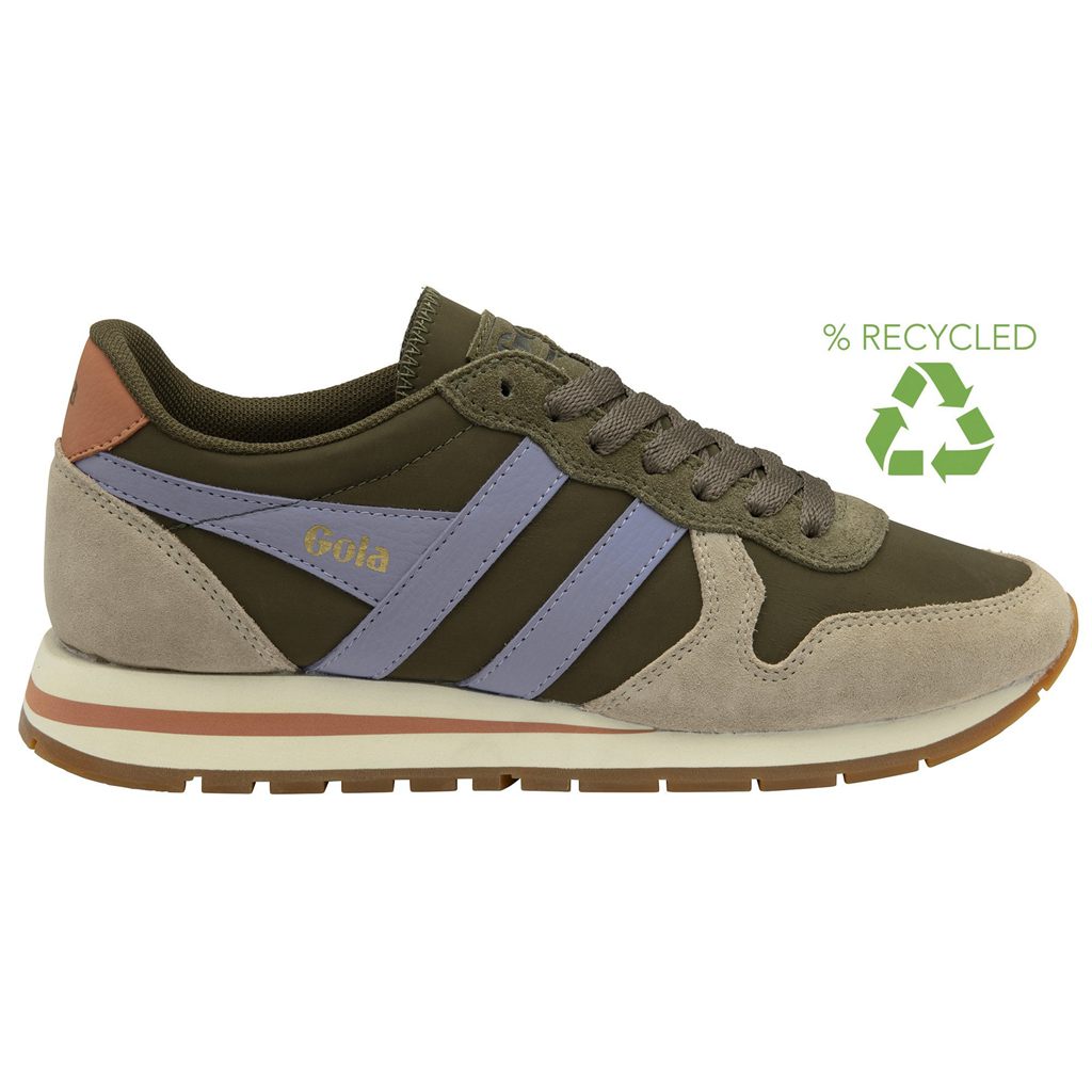 Gola Classics Daytona Chute Sneakers Kaki Lavanda España | HXR-490825