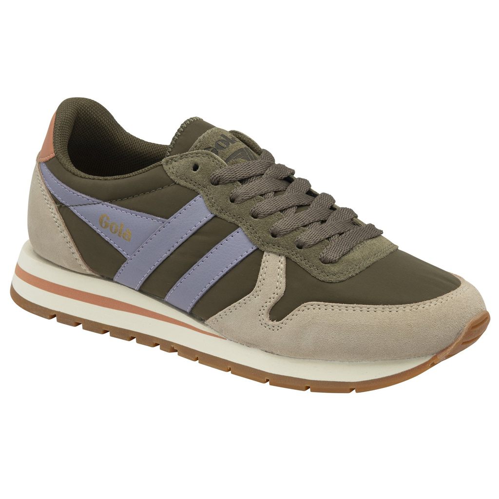 Gola Classics Daytona Chute Sneakers Kaki Lavanda España | HXR-490825