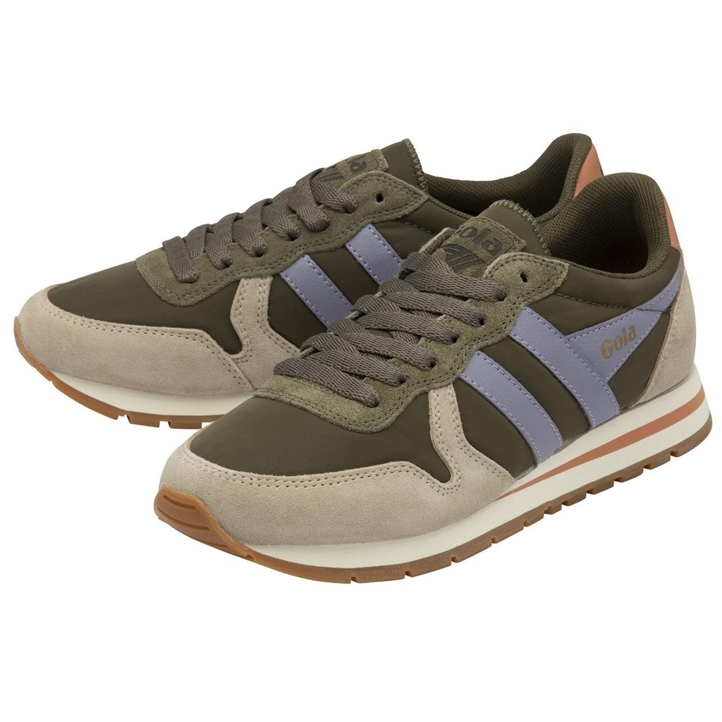 Gola Classics Daytona Chute Sneakers Kaki Lavanda España | HXR-490825