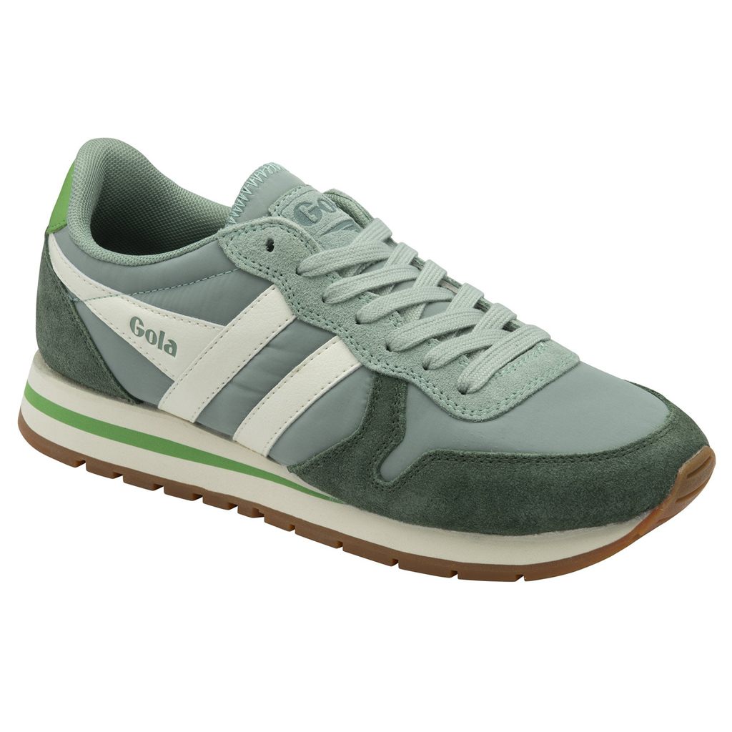 Gola Classics Daytona Chute Sneakers Verde Blancas España | LBQ-021395