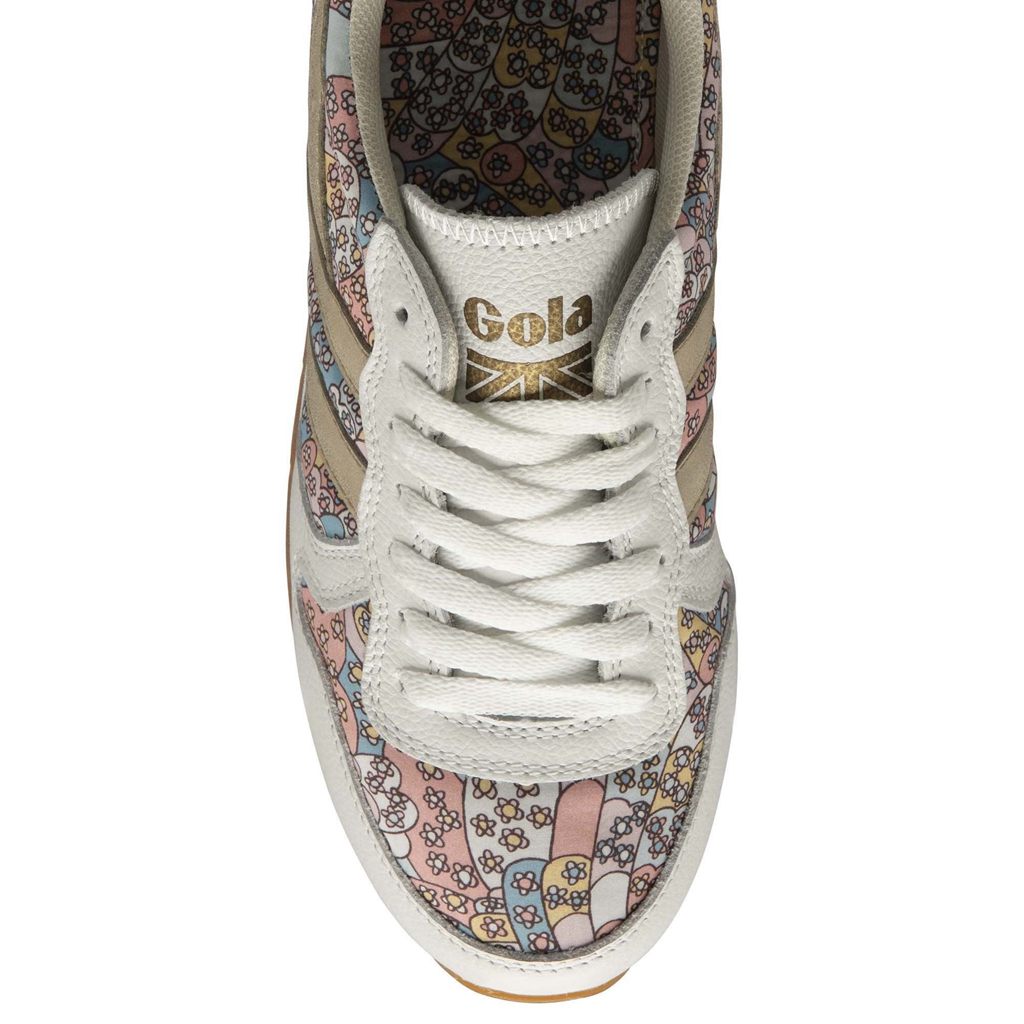 Gola Classics Daytona LBTY CP Sneakers Blancas Doradas España | ITC-065174