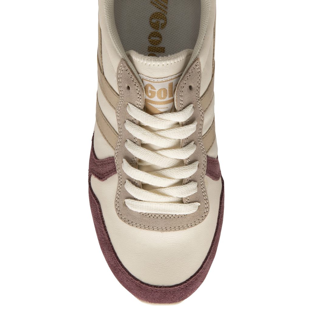 Gola Classics Daytona Quadrant Sneakers Blancas Doradas Rosas España | QKL-589632