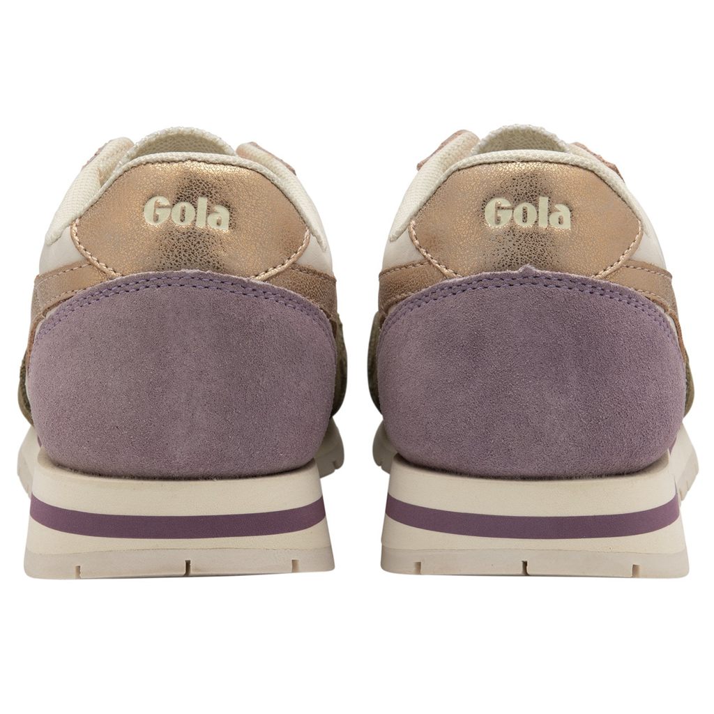 Gola Classics Daytona Quadrant Sneakers Blancas Kaki Rosas Doradas España | PDO-739580