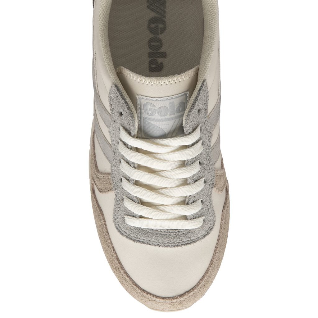 Gola Classics Daytona Quadrant Sneakers Blancas Gris Plateadas España | SEJ-210384