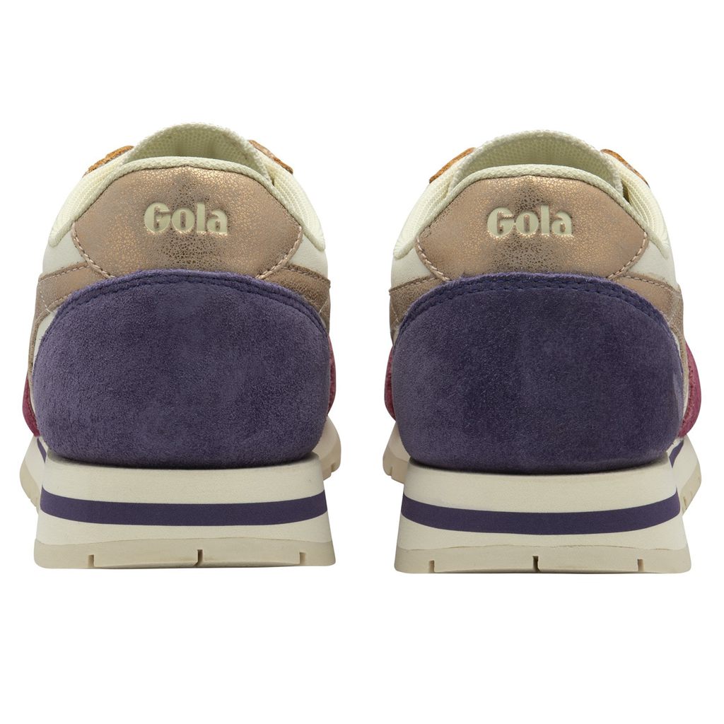 Gola Classics Daytona Quadrant Sneakers Blancas Rosas Doradas España | MHK-078635