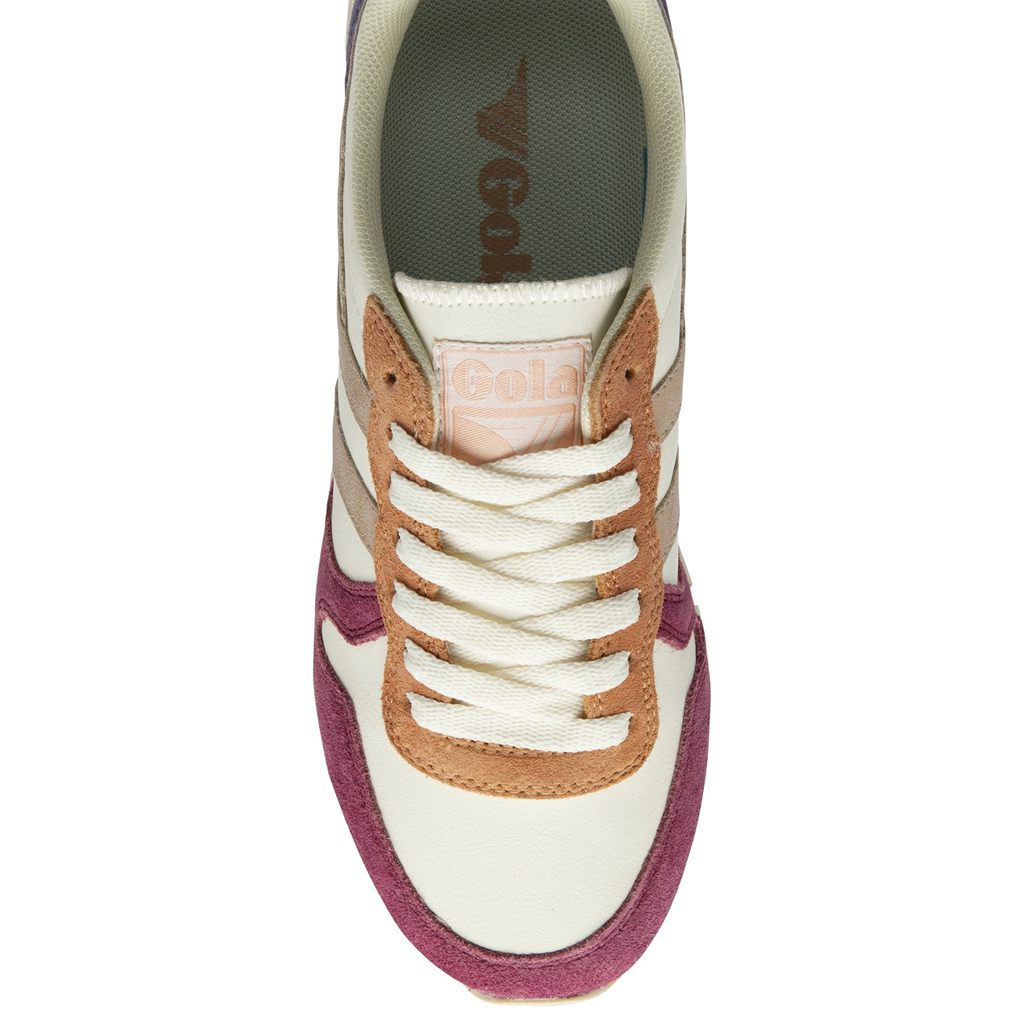 Gola Classics Daytona Quadrant Sneakers Blancas Rosas Doradas España | MHK-078635