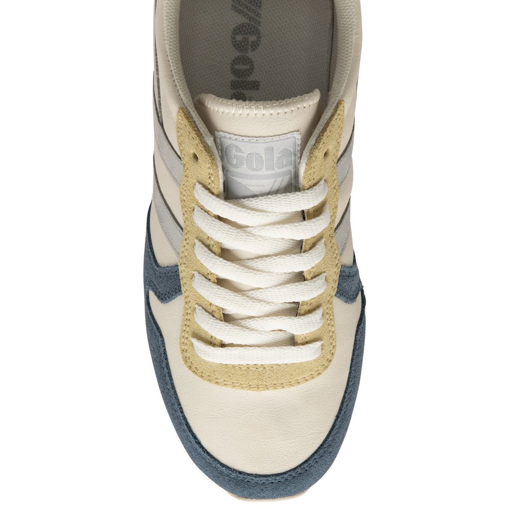 Gola Classics Daytona Quadrant Sneakers Blancas Plateadas Lavanda España | LCX-573298
