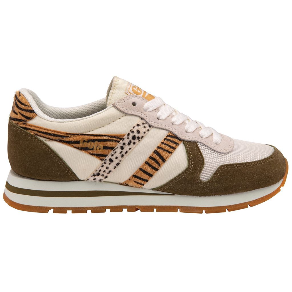 Gola Classics Daytona Safari Sneakers Blancas Kaki España | KTH-146027