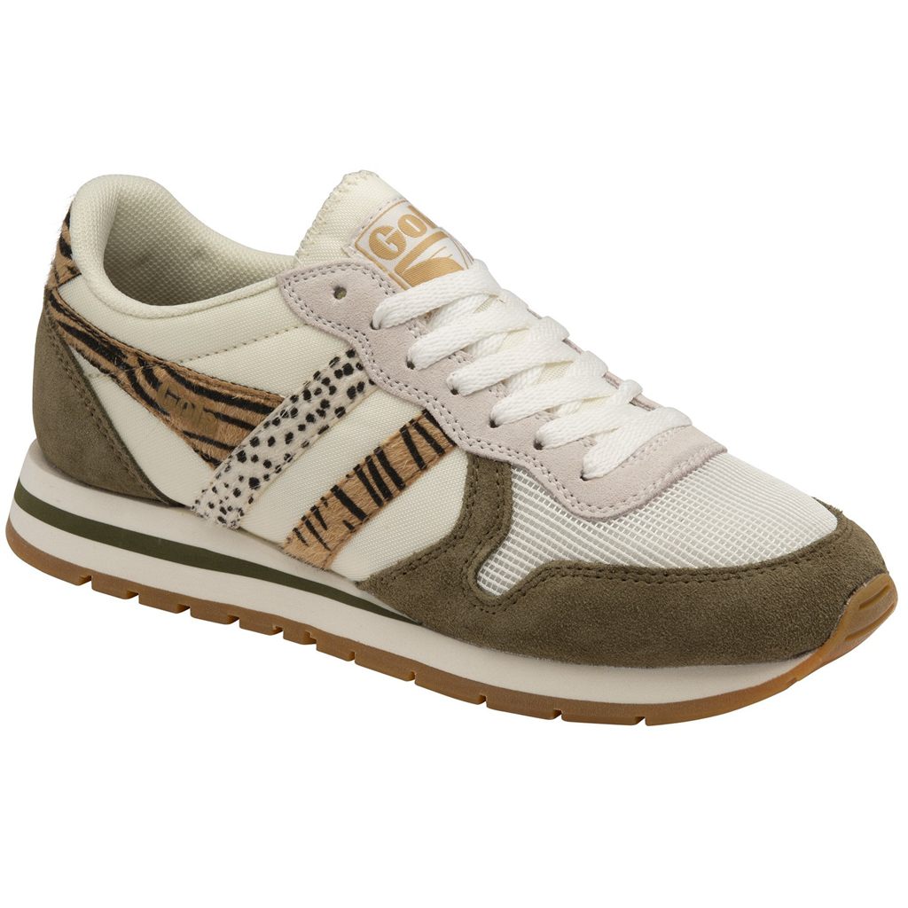 Gola Classics Daytona Safari Sneakers Blancas Kaki España | KTH-146027