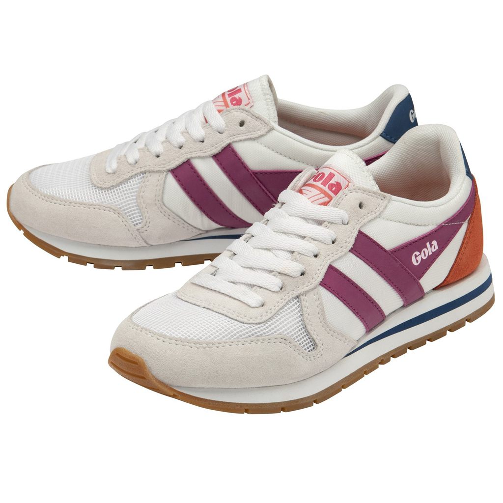 Gola Classics Daytona Sneakers Blancas Fucsia Azules España | XSL-423867