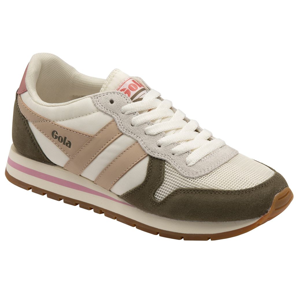 Gola Classics Daytona Sneakers Blancas Kaki Rosas España | PXI-018926