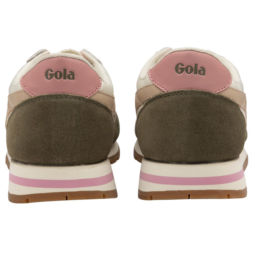 Gola Classics Daytona Sneakers Blancas Kaki Rosas España | PXI-018926