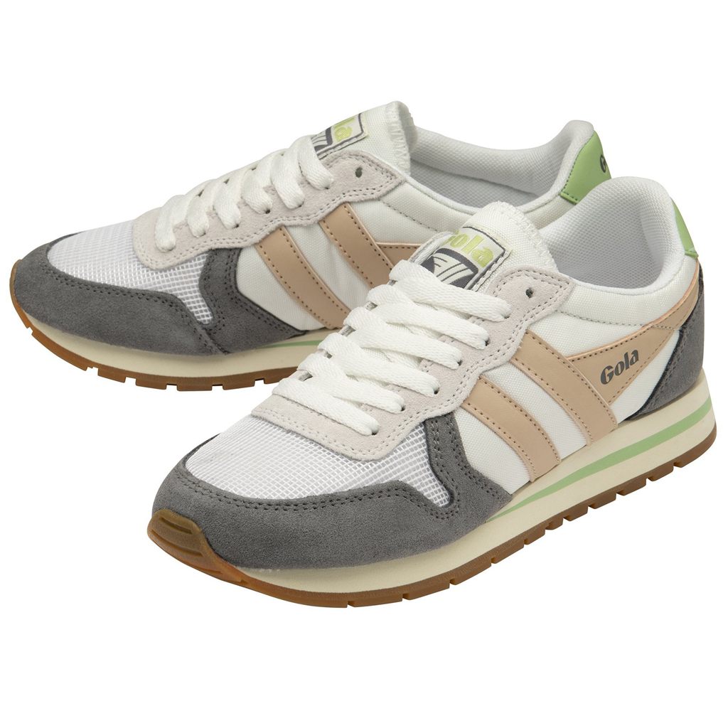 Gola Classics Daytona Sneakers Blancas Rosas Verde España | TMD-157209