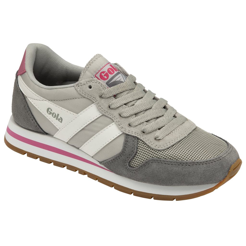 Gola Classics Daytona Sneakers Gris Claro Blancas Rosas España | BIL-785642