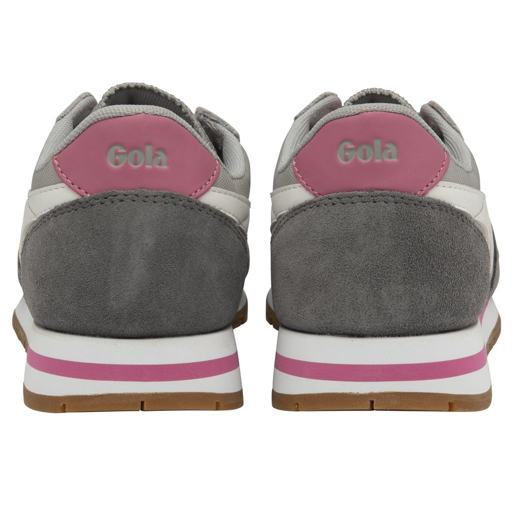 Gola Classics Daytona Sneakers Gris Claro Blancas Rosas España | BIL-785642