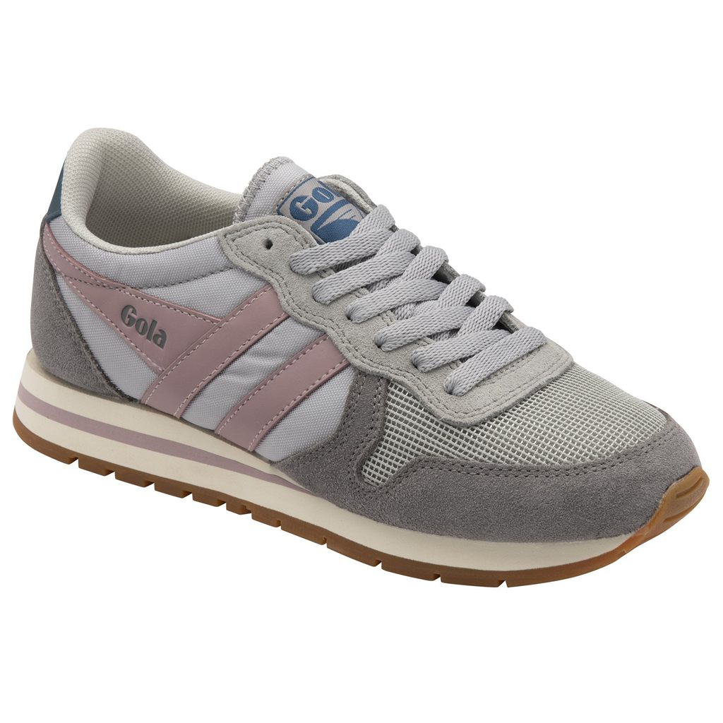 Gola Classics Daytona Sneakers Gris Claro Rosas España | VGU-645721