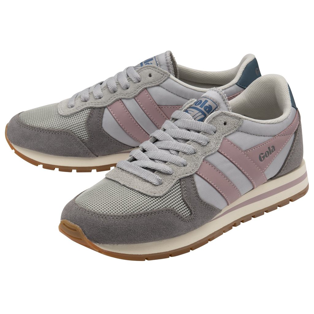 Gola Classics Daytona Sneakers Gris Claro Rosas España | VGU-645721