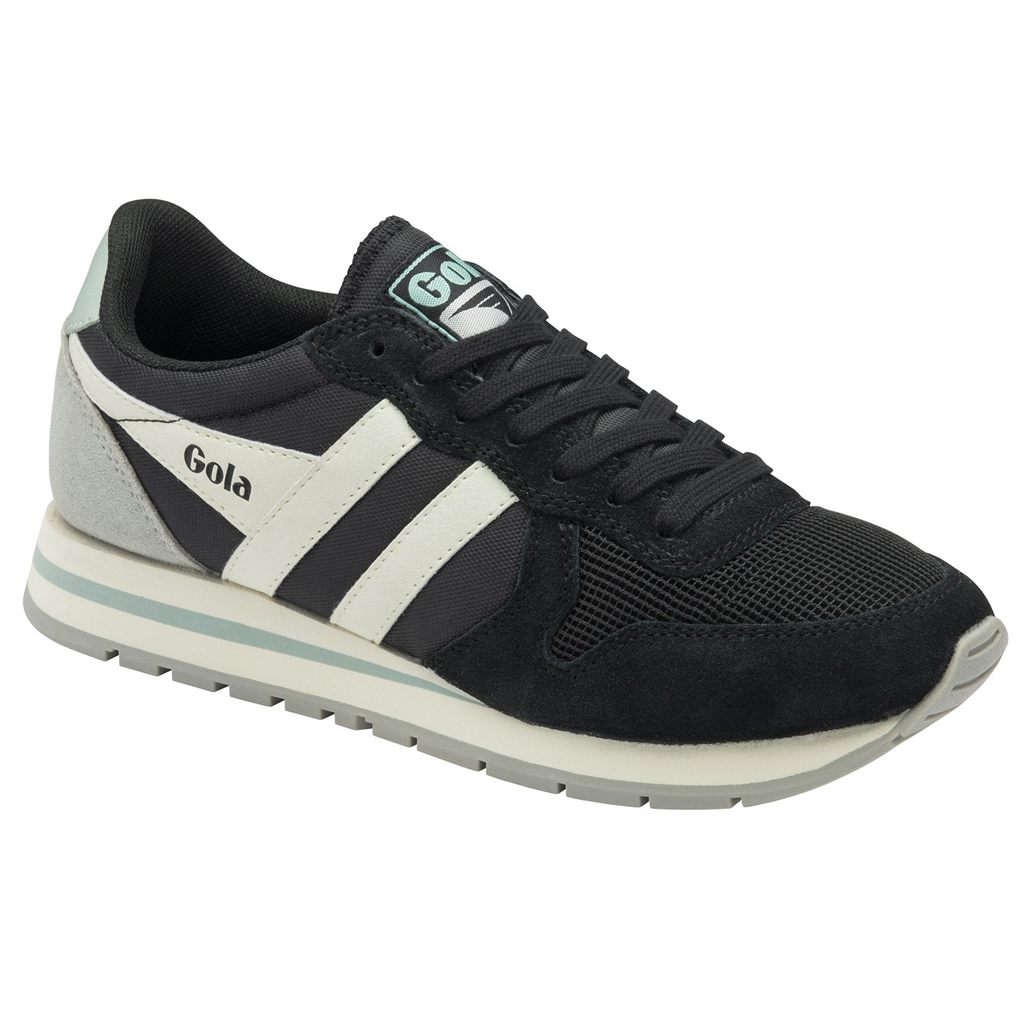 Gola Classics Daytona Sneakers Negras Blancas España | VNJ-695078
