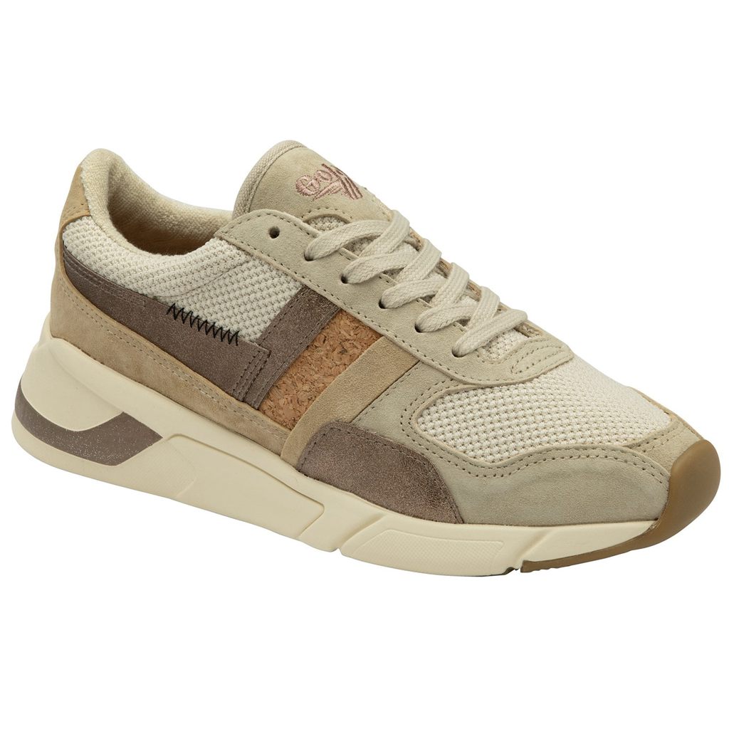 Gola Classics Eclipse Mode Sneakers Wheat Oat Bronze España | ORM-915230