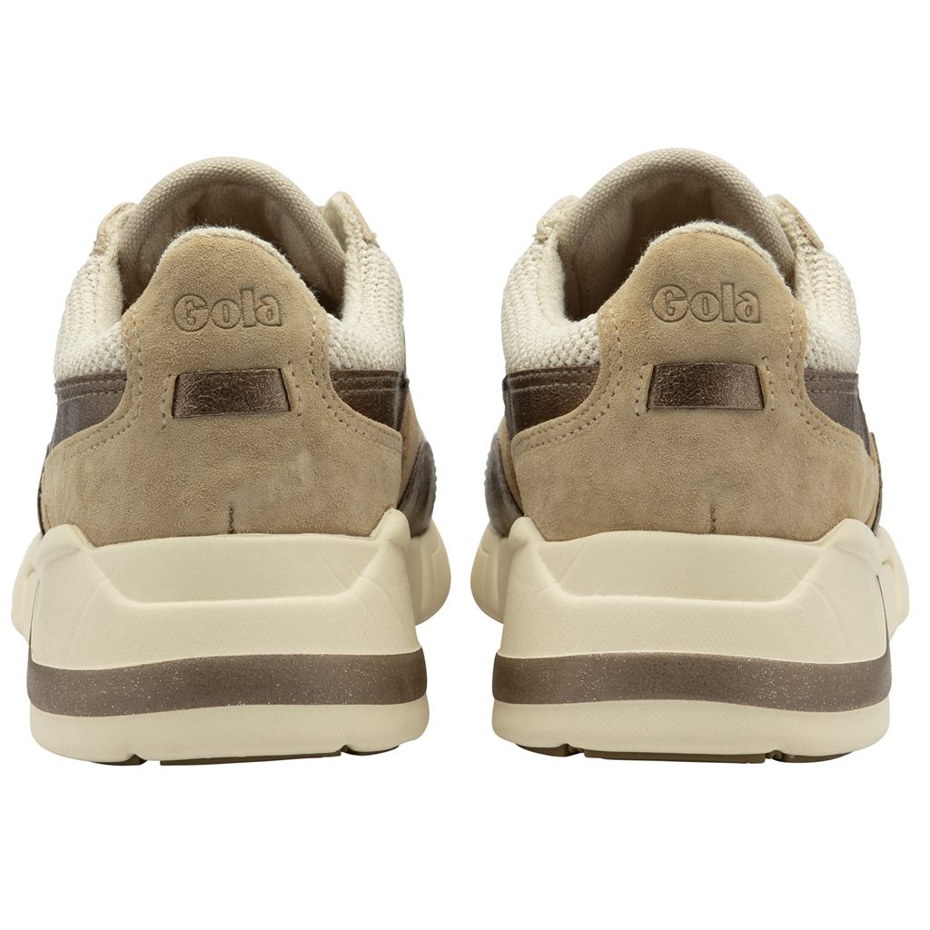 Gola Classics Eclipse Mode Sneakers Wheat Oat Bronze España | ORM-915230