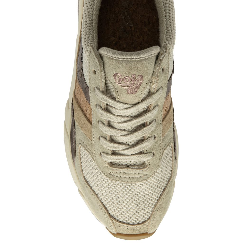 Gola Classics Eclipse Mode Sneakers Wheat Oat Bronze España | ORM-915230