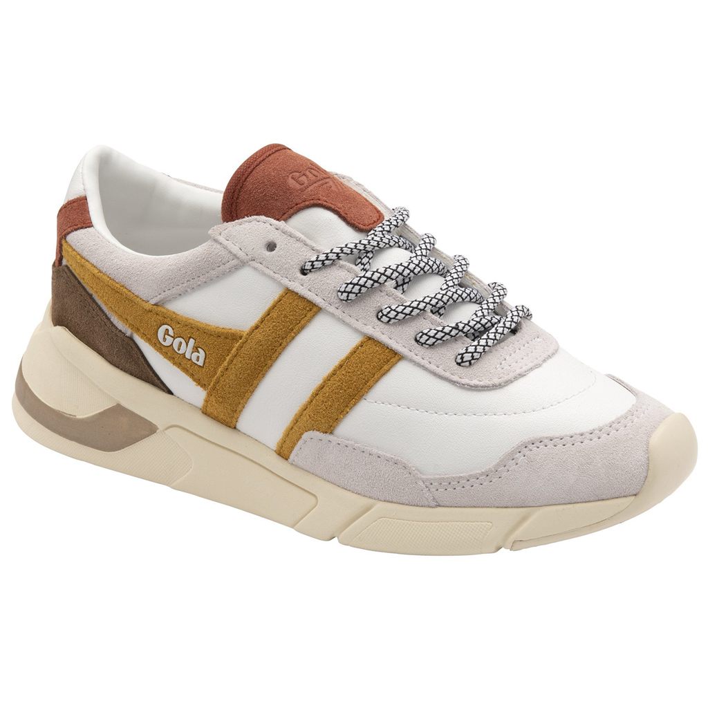 Gola Classics Eclipse Pure Sneakers Blancas Naranjas España | ELD-736102